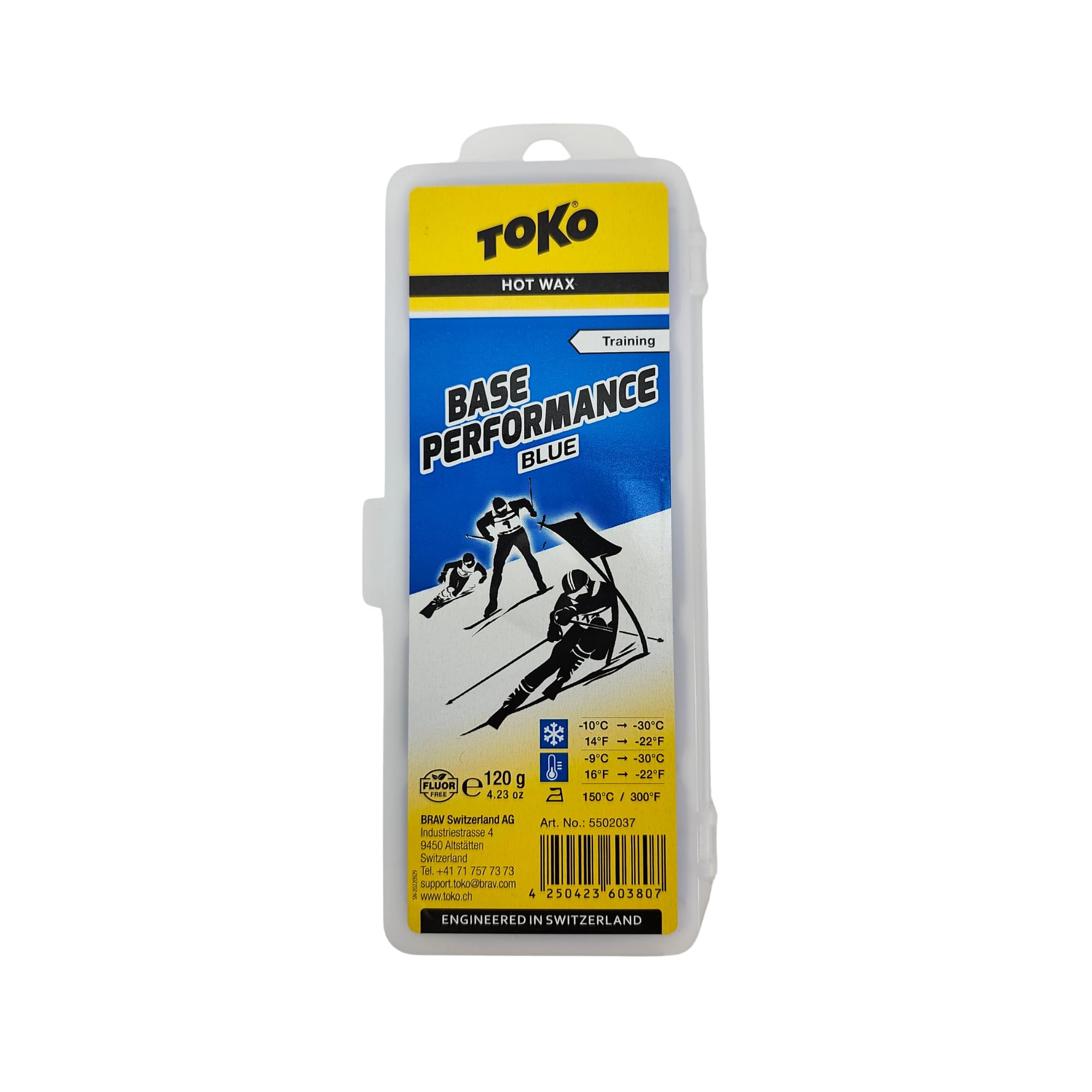Amazon.com : TOKO Base Performance Blue Snowboard and Ski Wax 120G